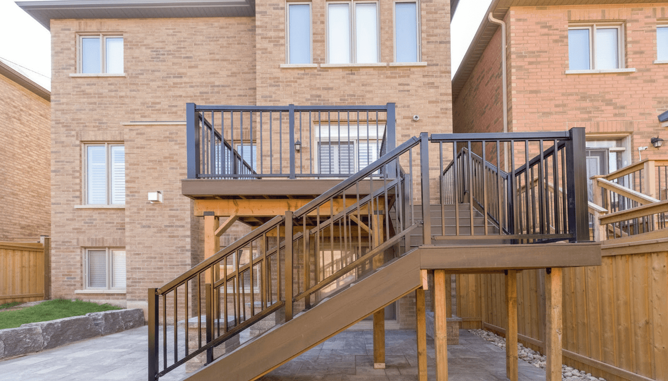 Custom multi-level deck built quickly with minimal disruption