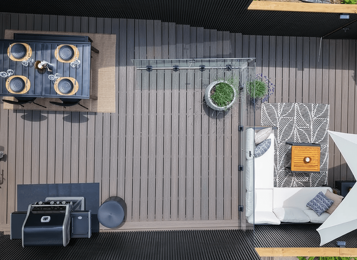 Quality custom backyard deck build