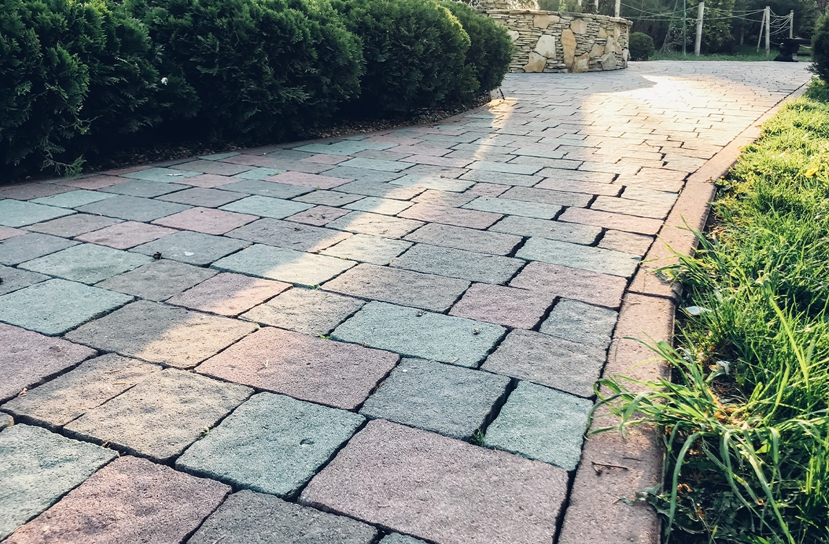 Green Side Up hardscaping project
