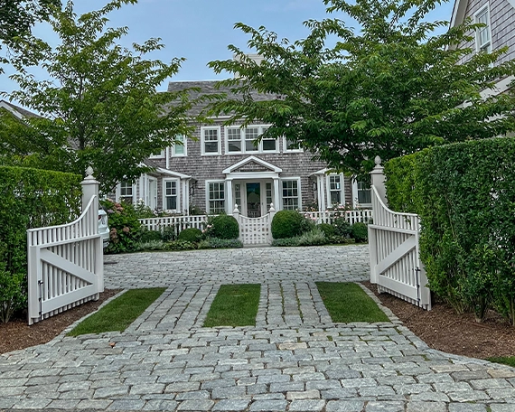 Green Side Up interlock driveway project